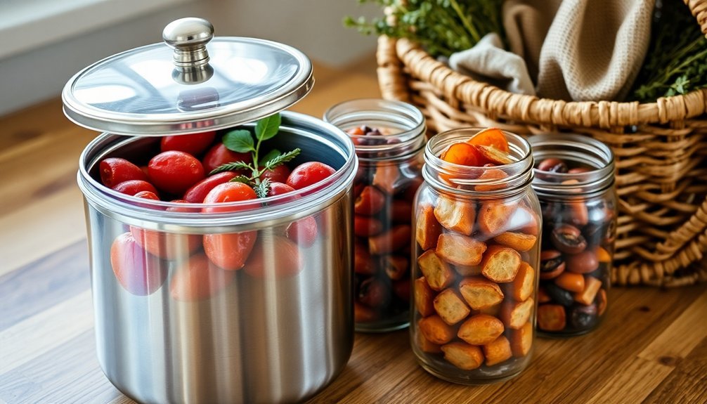 sun cooked food storage methods