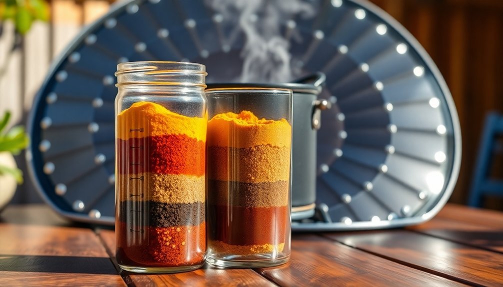 sun cooked masala layering technique