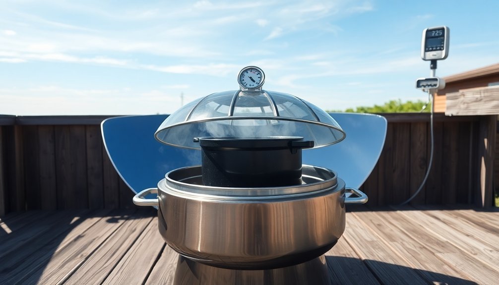sun cooking weather strategies