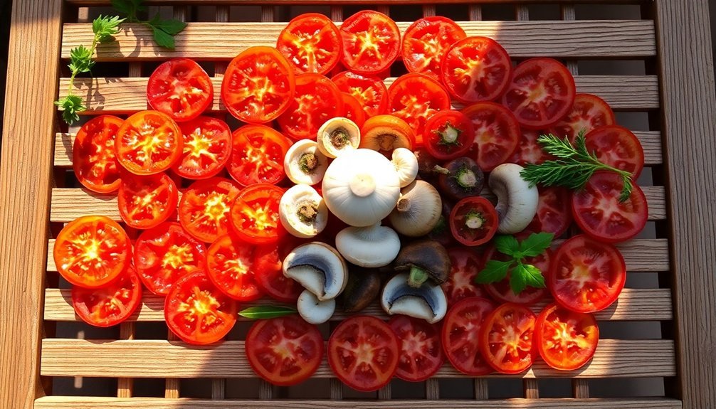 sun drying food for preservation