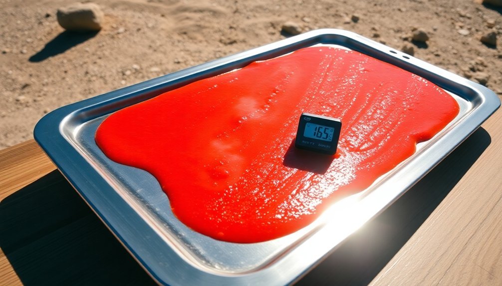 sun powered food preservation technique