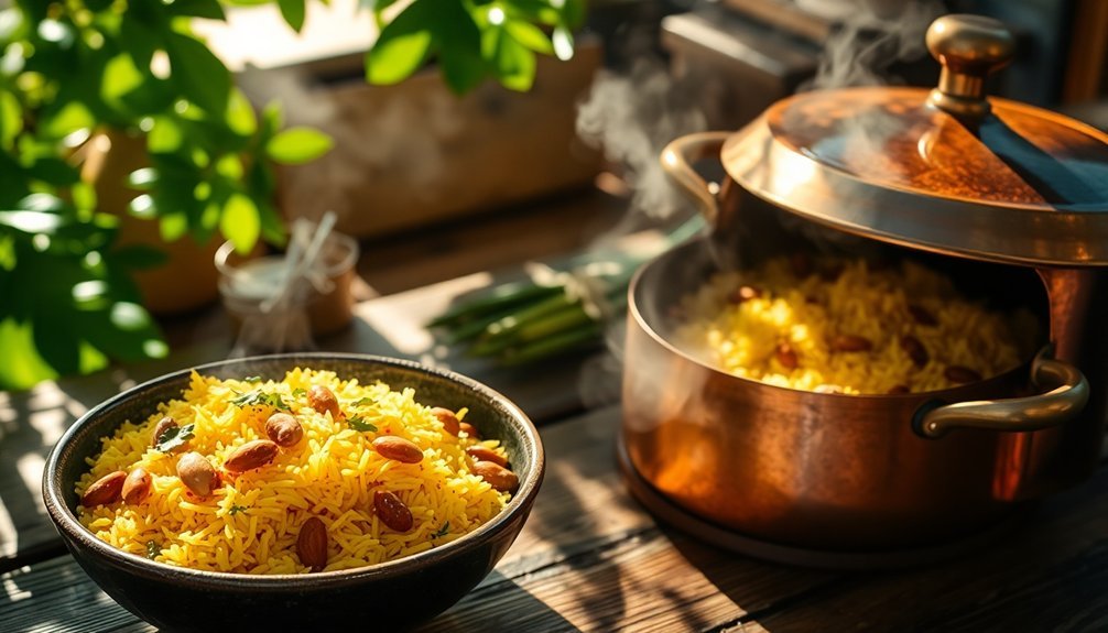 sun powered rice pilaf tips