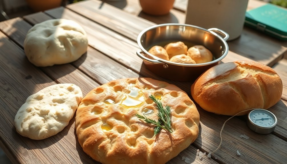 sunlight baking focaccia techniques