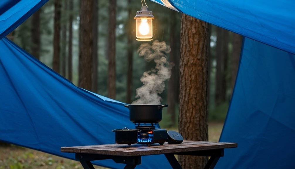 tarp installation for emergencies