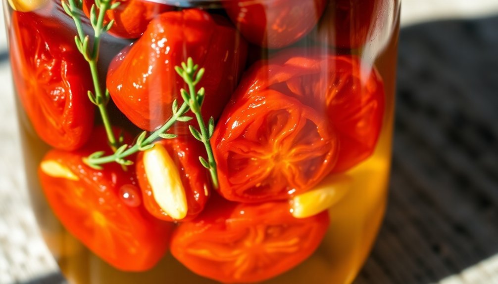 tomatoes preserved in oil