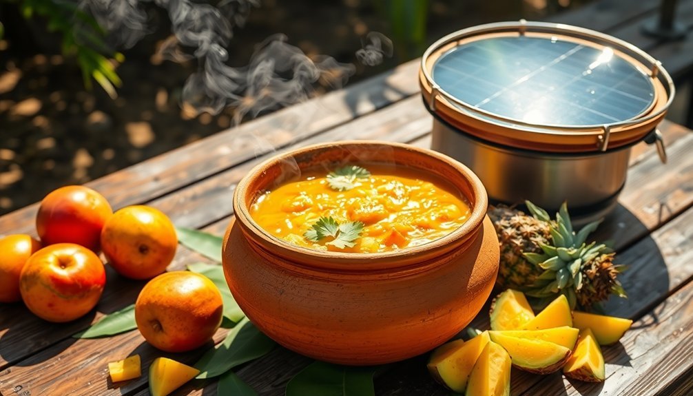 tropical solar cooking recipes