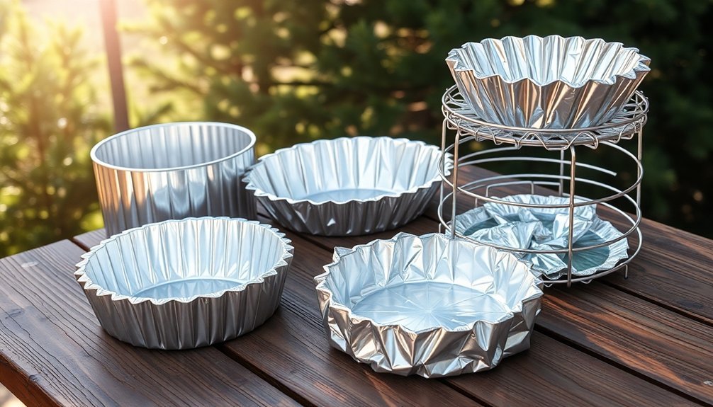 unique shaped foil pans