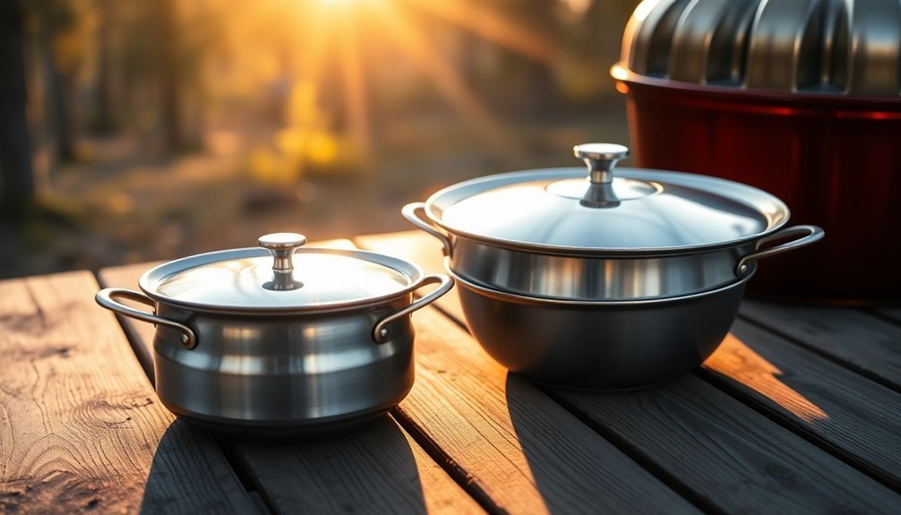 versatile titanium cookware set