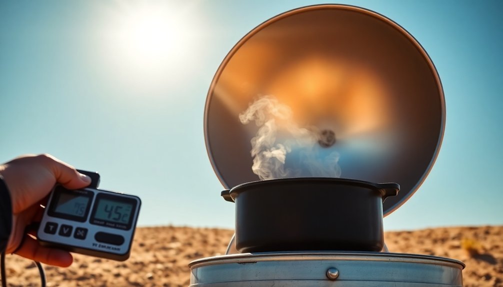 weather effects on solar cooking