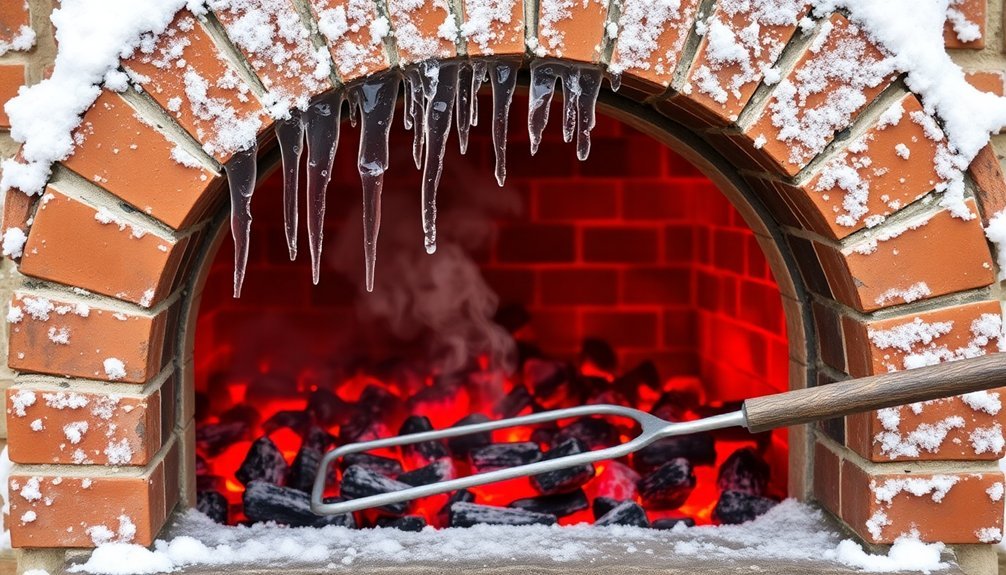 winter outdoor oven tips