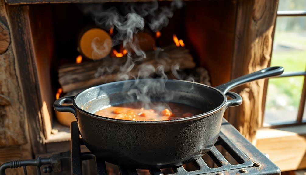 wood stove cooking techniques