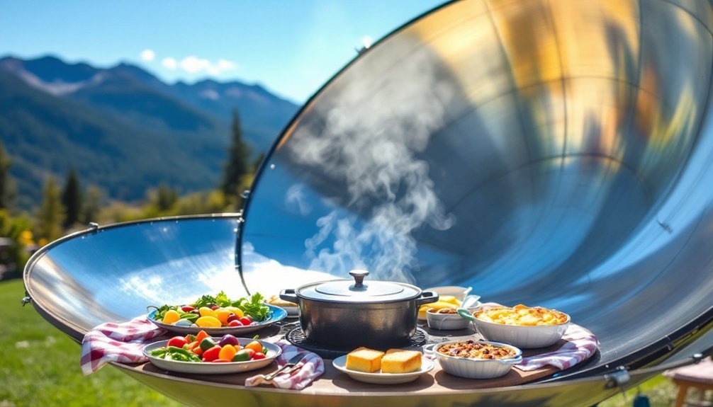 family sized solar cookers