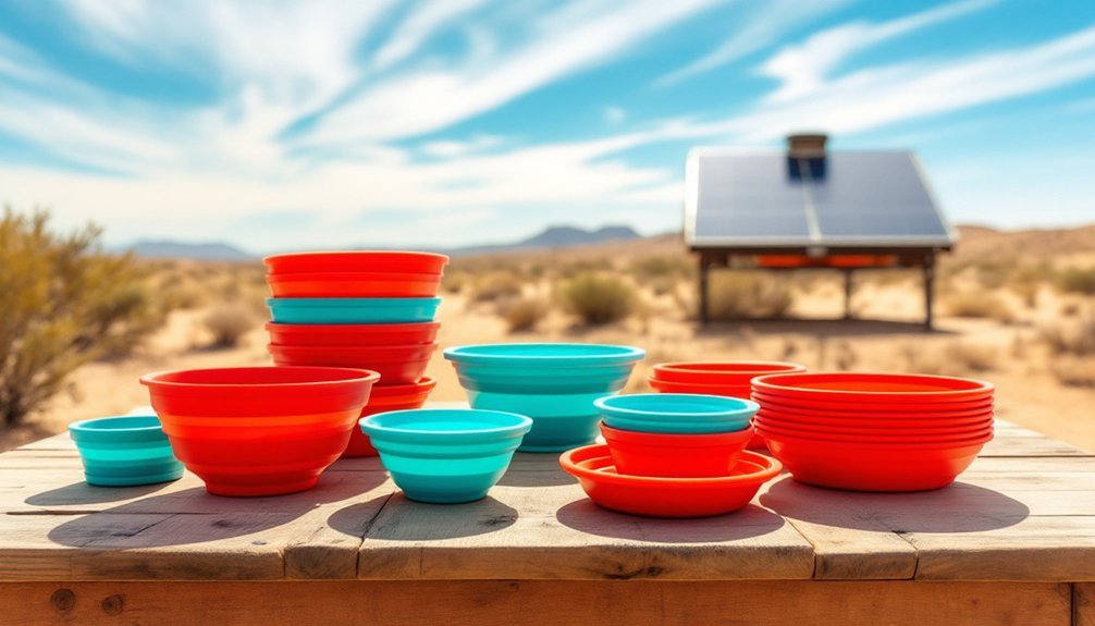 silicone cookware for solar baking