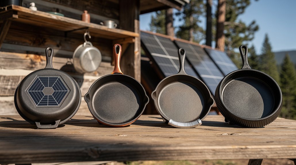 4 Best Solar-Ready Cast Iron Cookware for Rustic Off-Grid Meals in 2026